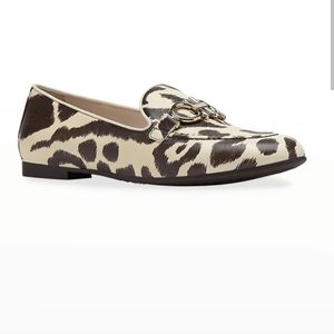 Salvatore ferragamo trifoglio animal print shoe 8.5